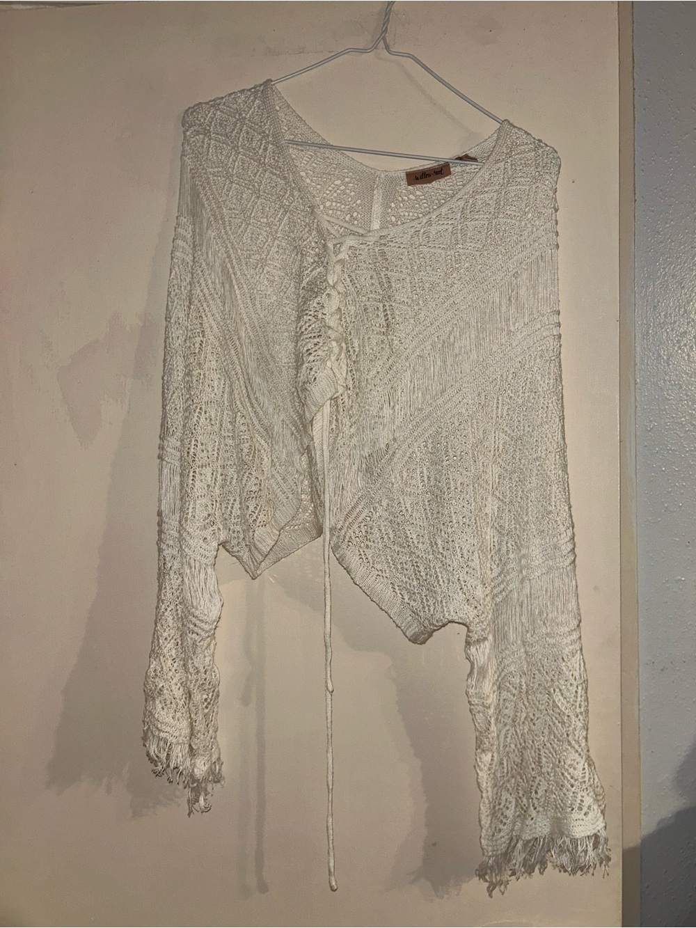Boho Crochet Fringe Women's Top